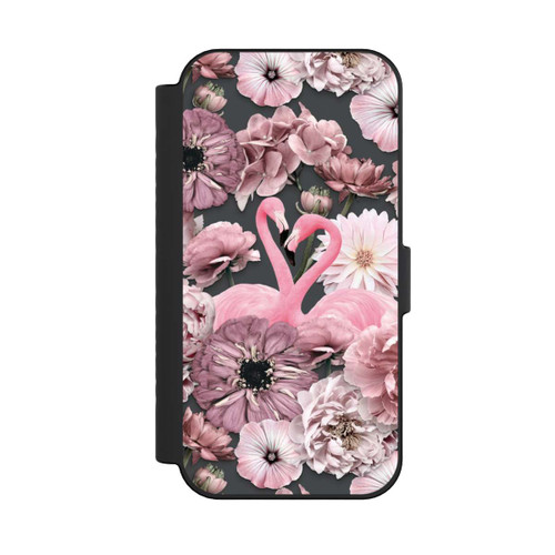 Apple iPhone 16 NIVOflip Flamingos in Flower Pattern