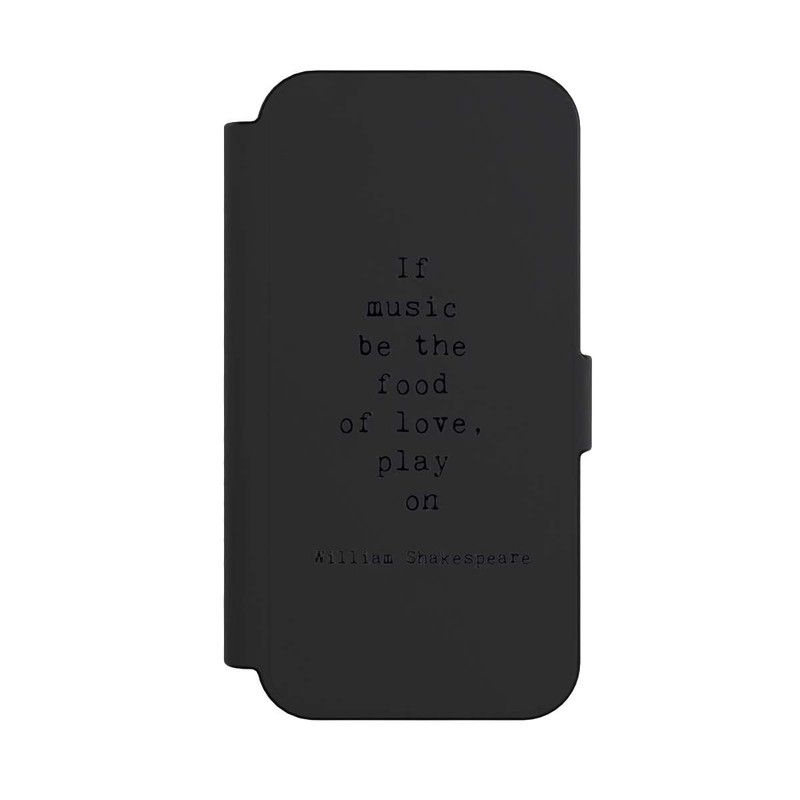 iPhone 16 NIVOflip Shakespeare Music Food Transparent