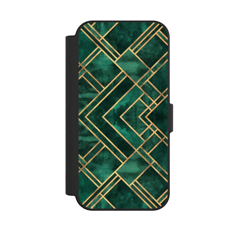 iPhone 16 NIVOflip Grüne Blöcke