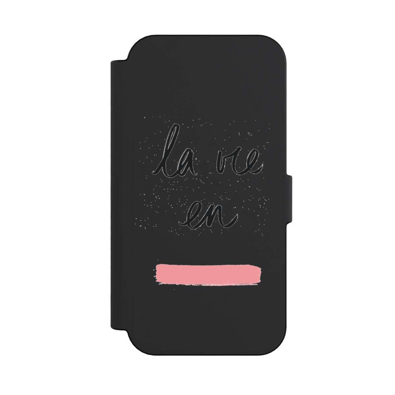 iPhone 16 NIVOflip La vie en Rosa Transparent