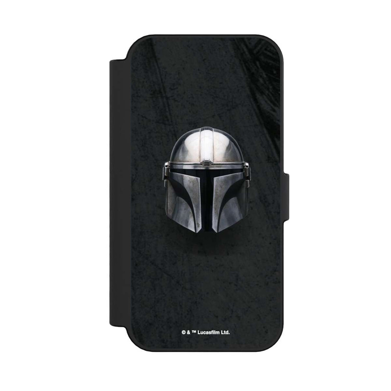 iPhone 16 NIVOflip Schwarzer Mandalorianer Helm