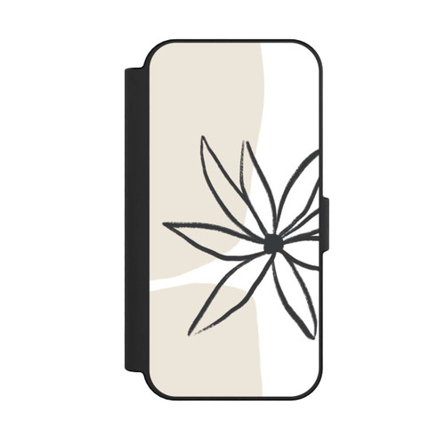 Apple iPhone 16 NIVOflip Blume und Creme