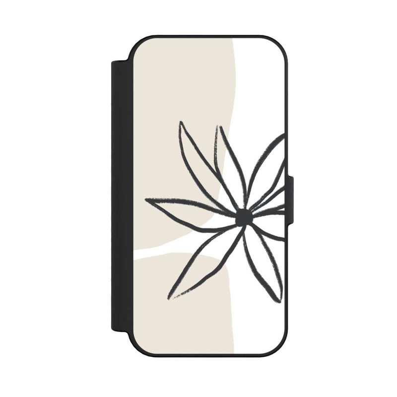 iPhone 16 NIVOflip Blume und Creme