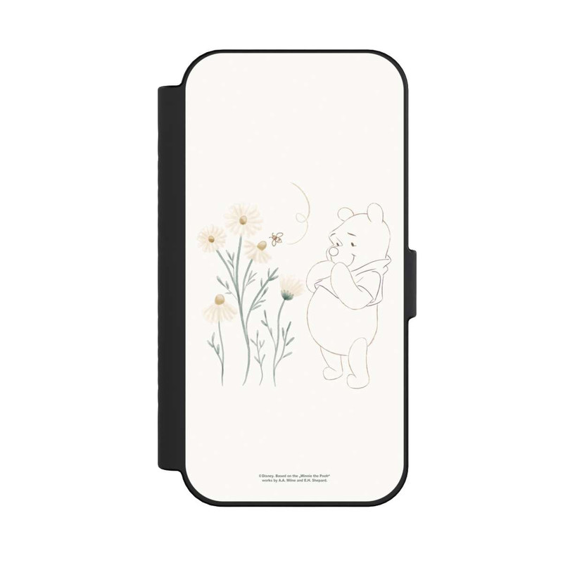 iPhone 16 NIVOflip Winnie Puuh sieht sich Gänseblümchen an