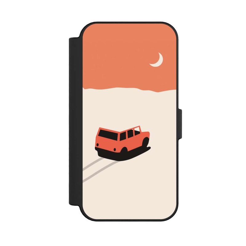 iPhone 16 NIVOflip Auto in der Wüste