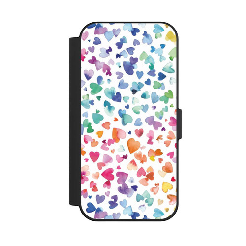 Apple iPhone 16 NIVOflip Watercolor Love Hearts