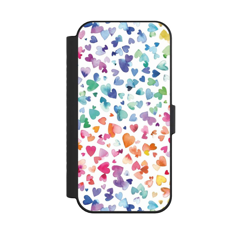 iPhone 16 NIVOflip Watercolor Love Hearts