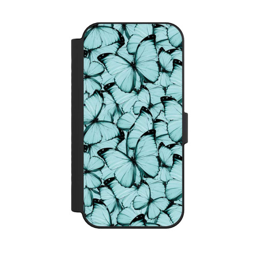Apple iPhone 16 NIVOflip Teal Butterflies