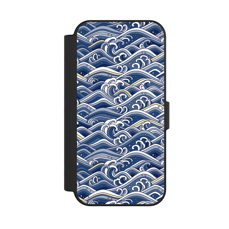 iPhone 16 NIVOflip Orientalische Welle Kanagawa