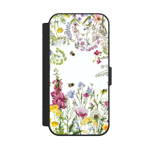 Apple iPhone 16 NIVOflip Sommerwiese Wildblumen Rahmen