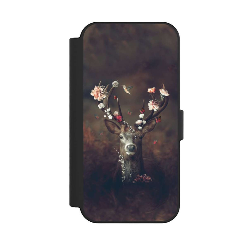 iPhone 16 NIVOflip Fauna Flora Hirsch