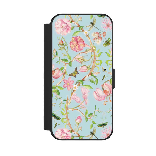 Apple iPhone 16 NIVOflip Vintage Botanic Flowers Blue