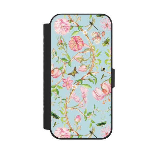 Apple iPhone 16 NIVOflip Vintage Botanic Flowers Blue