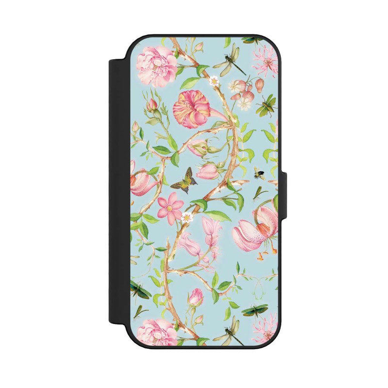 iPhone 16 NIVOflip Vintage Botanic Flowers Blue