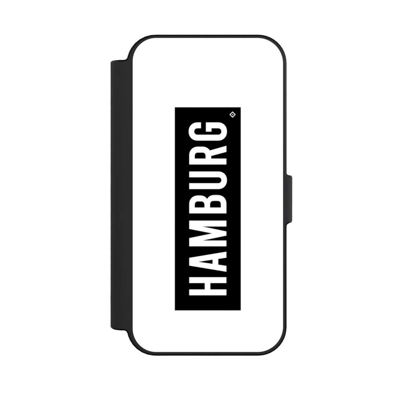 iPhone 16 NIVOflip HSV Hamburg Schwarz Weiss