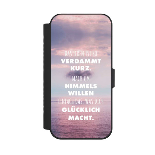 Apple iPhone 16 NIVOflip Das Leben Ist So Verdammt Kurz