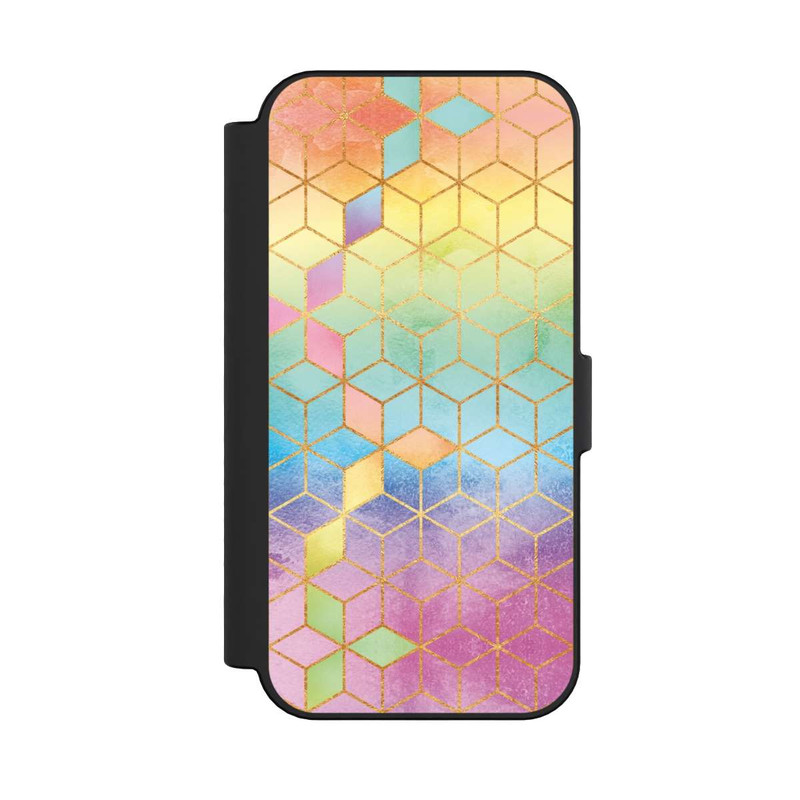 iPhone 16 NIVOflip Regenbogenwürfel