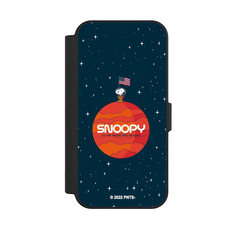 iPhone 16 NIVOflip Snoopy Weltraumreisender Orange