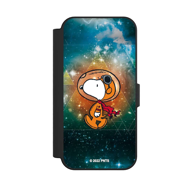 iPhone 16 NIVOflip Snoopy Weltraumreisender Grün