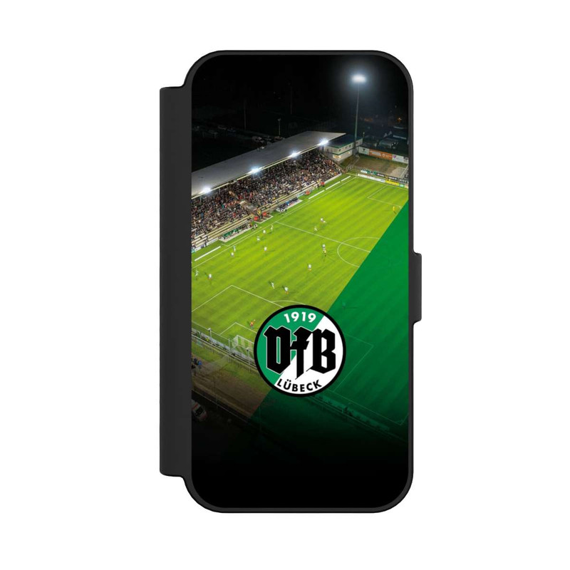 iPhone 16 NIVOflip VfB Lübeck Dreieck Grün Transparent