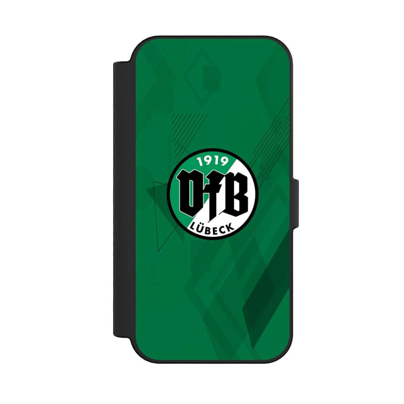 iPhone 16 NIVOflip VfB Lübeck Grüne Grafikelemente
