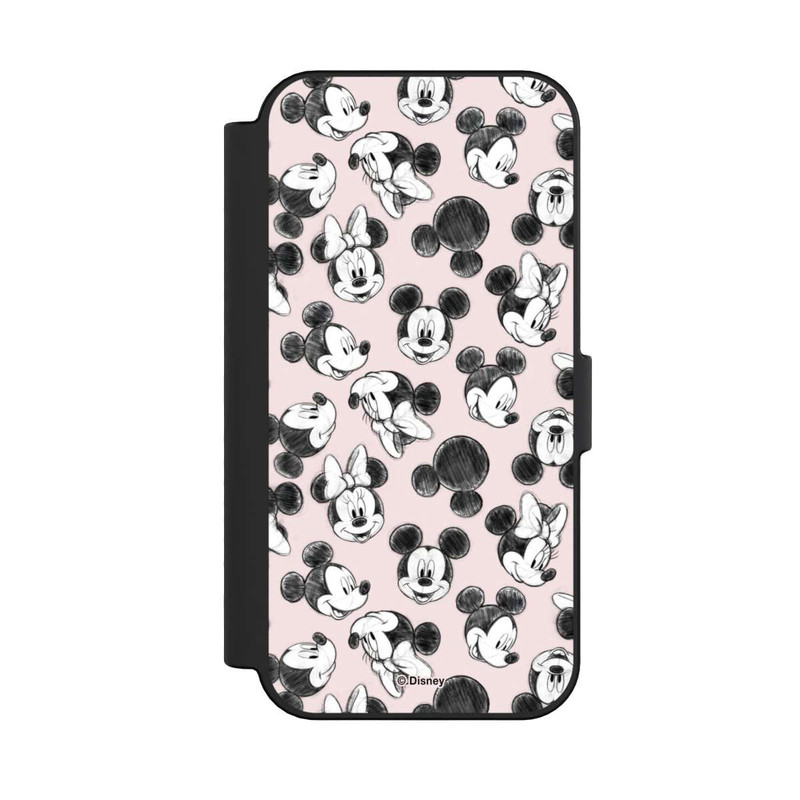 iPhone 16 NIVOflip Minnie & Mickey Viele Gesichter Pink