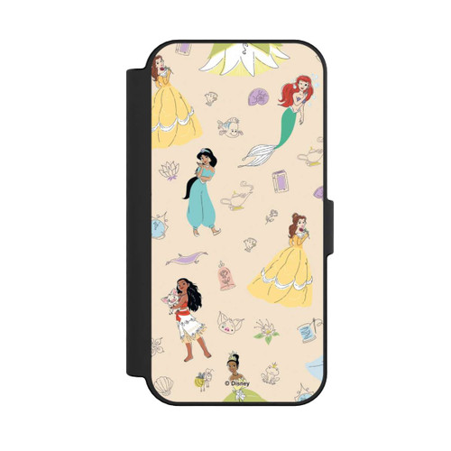Apple iPhone 16 NIVOflip Princess Pattern Beige Disney Princess