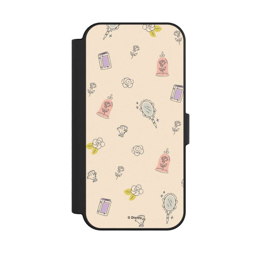 Apple iPhone 16 NIVOflip Princess Accessoires Pattern Beige Disney Princess 