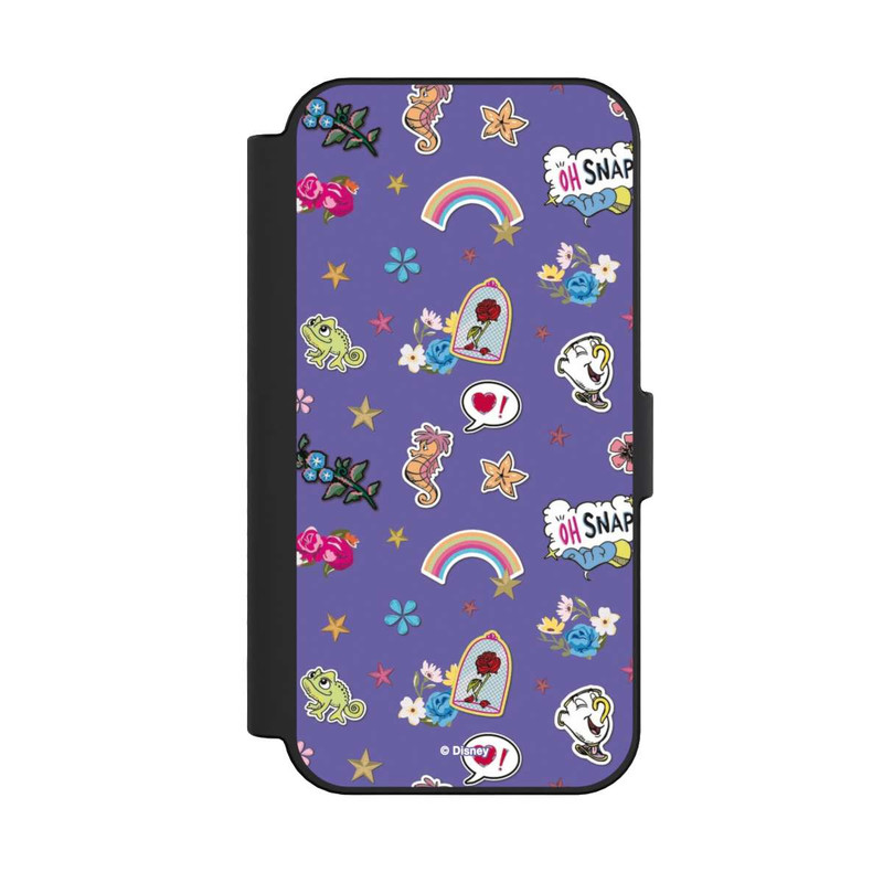 iPhone 16 NIVOflip Princess Pattern Purple Disney Princess