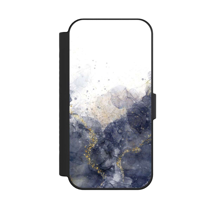 iPhone 16 NIVOflip Alcohol Ink Blue Glamour