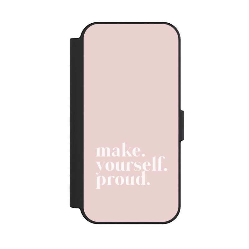 iPhone 16 NIVOflip Make Yourself Proud Zitat - Altrosa