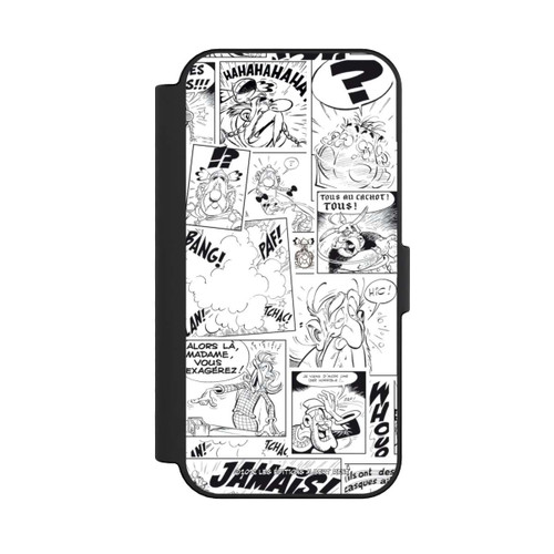 Apple iPhone 16 NIVOflip BD Astérix Blanc &amp; Noir