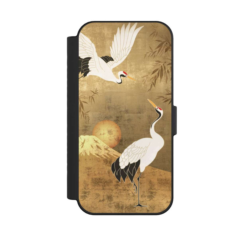 iPhone 16 NIVOflip Cranes Gold Japan 1