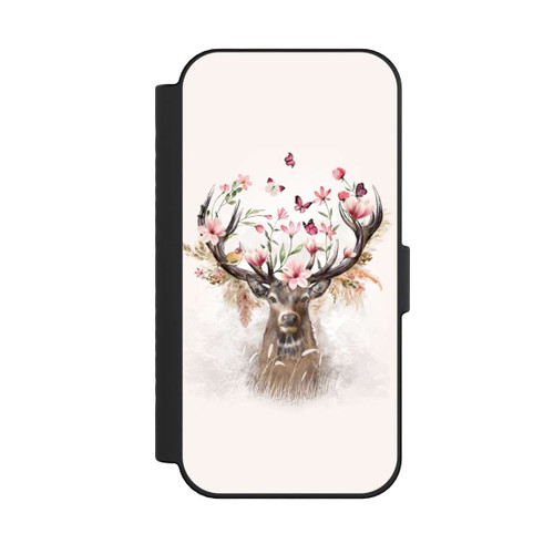 Apple iPhone 16 NIVOflip Deer Flowers Antlers