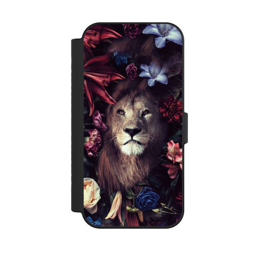 Apple iPhone 16 NIVOflip Lion Flower Frame