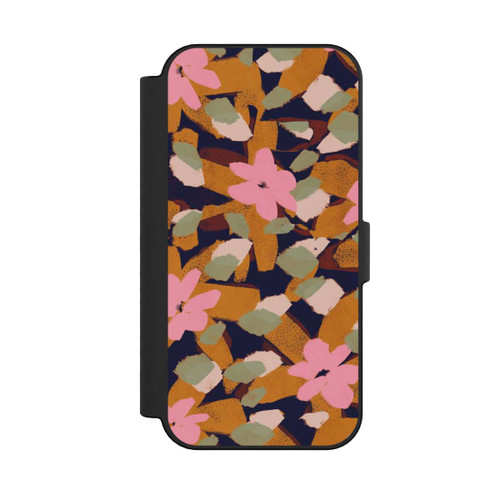Apple iPhone 16 NIVOflip Pattern Fleurs Roses