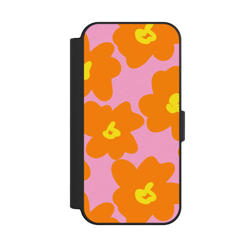  NIVOflip Retro Blumenmuster Pink und Orange