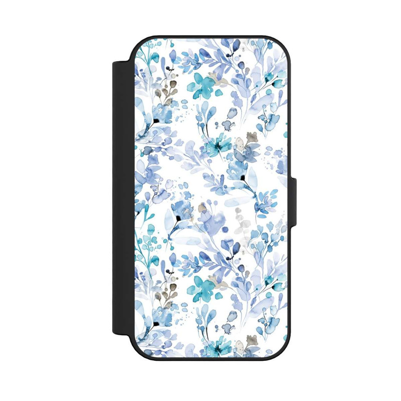iPhone 16 NIVOflip Frühlingsunkraut blau