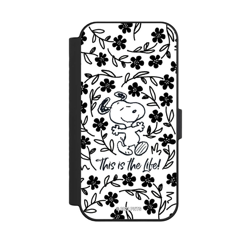 iPhone 16 NIVOflip Snoopy Black and White This Is The Life