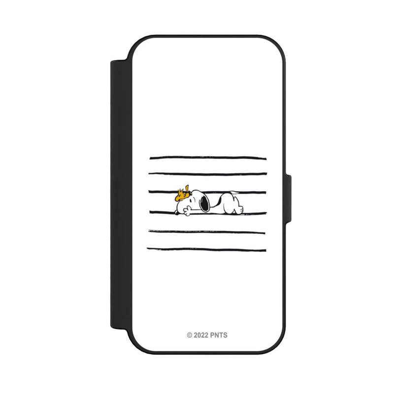 iPhone 16 NIVOflip Snoopy Woodstock Streifen