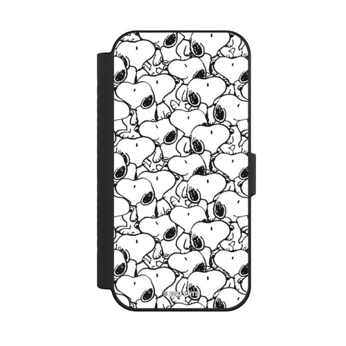 Apple iPhone 16 NIVOflip Snoopy Pattern Black And White