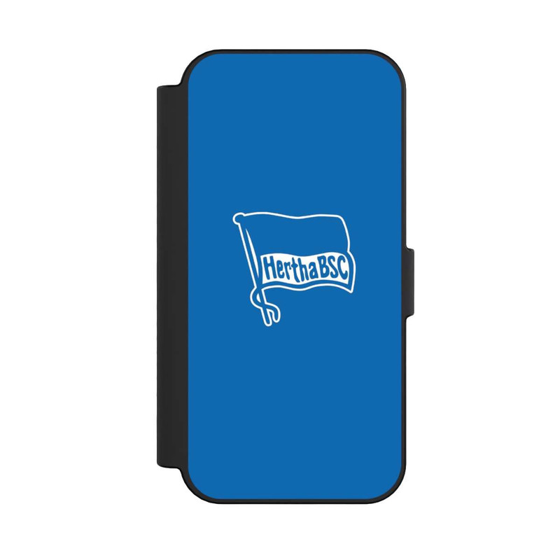 iPhone 16 NIVOflip Hertha BSC Blauer Hintergrund