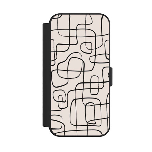 Apple iPhone 16 NIVOflip Lignes Fines Pattern