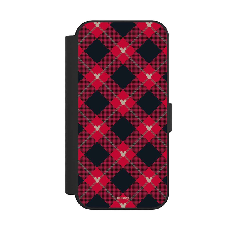 iPhone 16 NIVOflip Mickey Weihnachtsmuster Rot