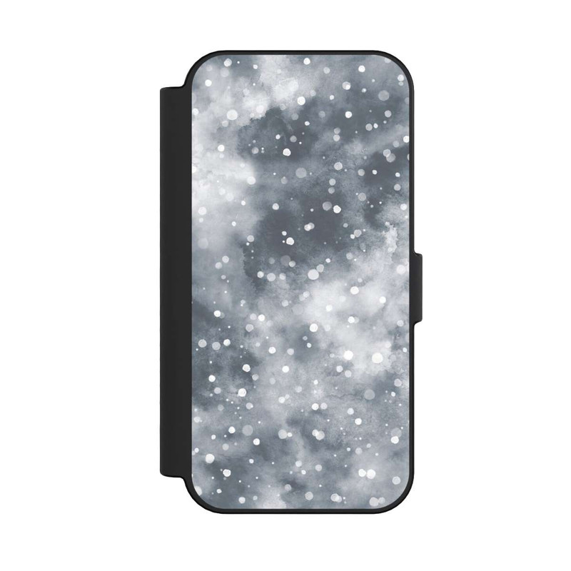 iPhone 16 NIVOflip Abstrakter Winterschneehimmel