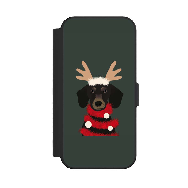 iPhone 16 NIVOflip weihnachtlicher Dackel