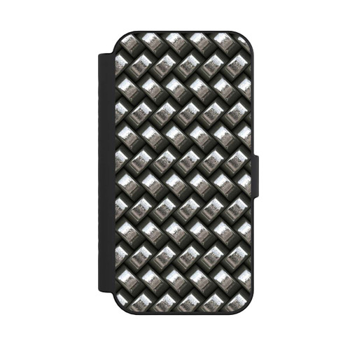 Apple iPhone 16 NIVOflip Glamour Silver Metal