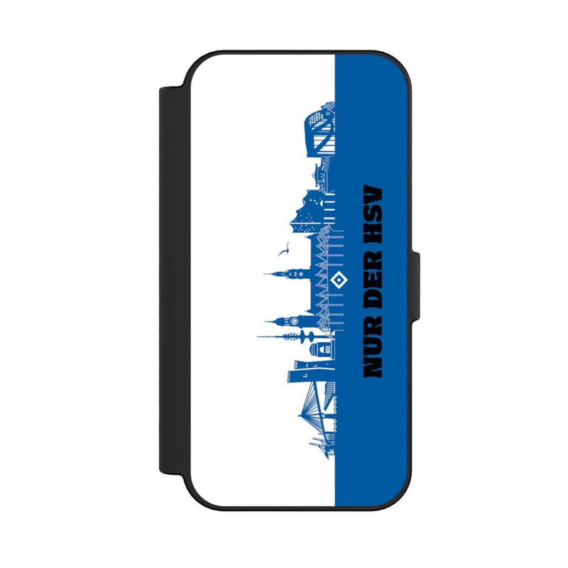 iPhone 16 NIVOflip HSV Skyline Blau Weiß