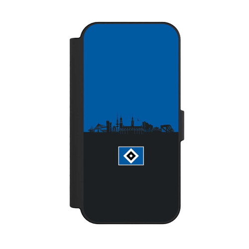 Apple iPhone 16 NIVOflip HSV Skyline Blau Schwarz