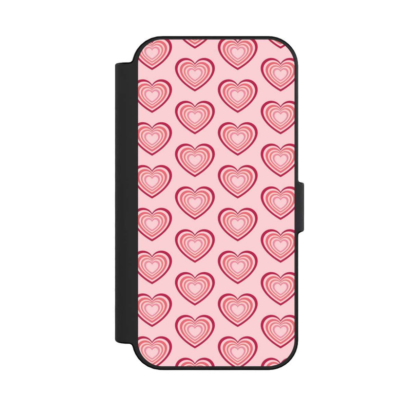 iPhone 16 NIVOflip Psychedelische Herzen